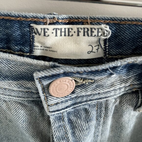 Free People Unknown Legend Mid Rise Jeans - Picture 6 of 7